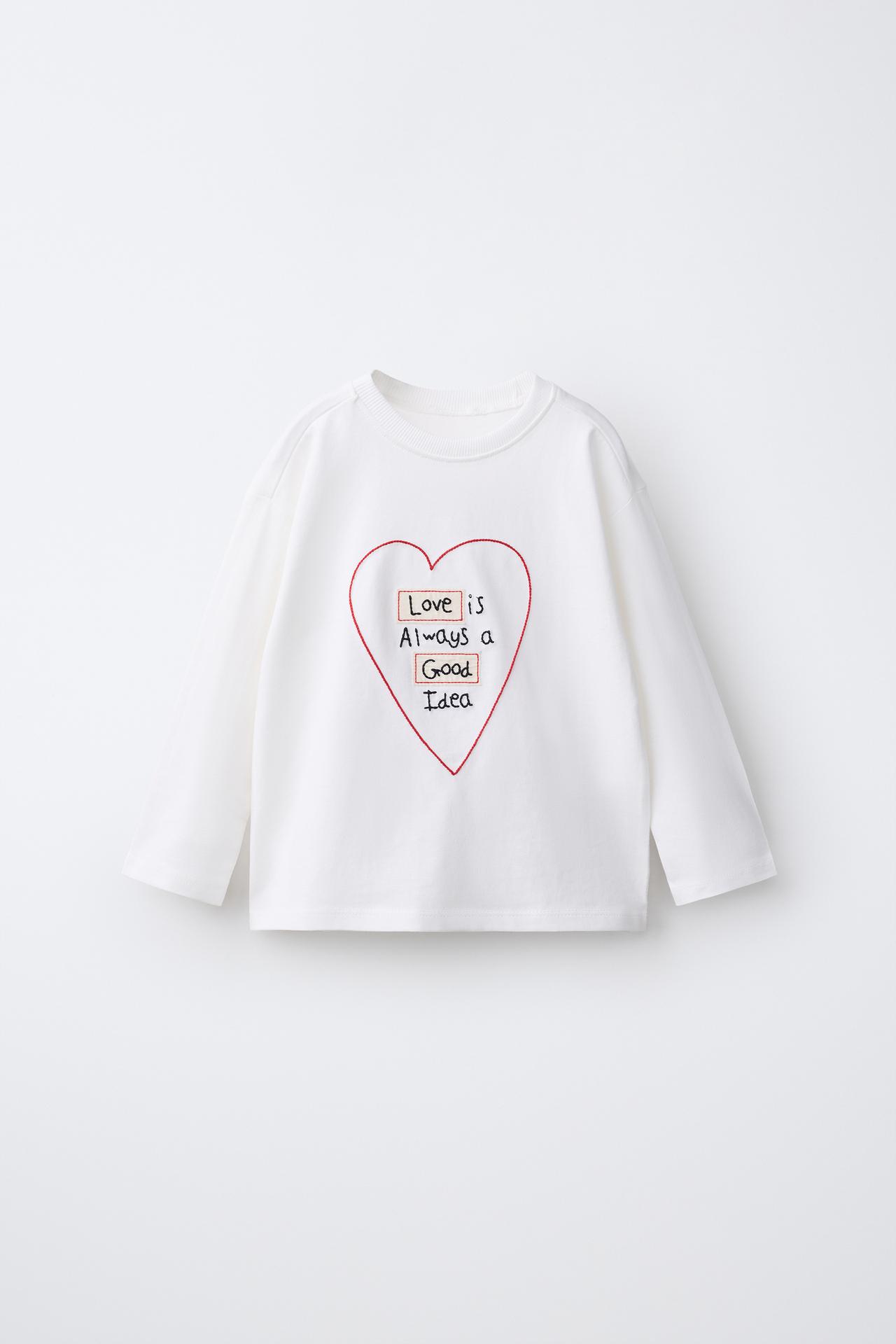 EMBROIDERED DETAIL T-SHIRT — White
