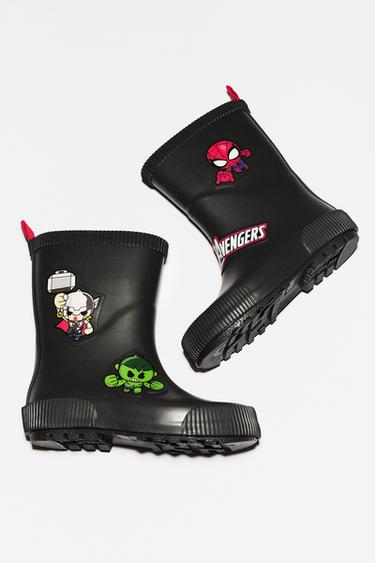 THE AVENGERS © MARVEL WELLINGTON BOOTS - Grey by Zara