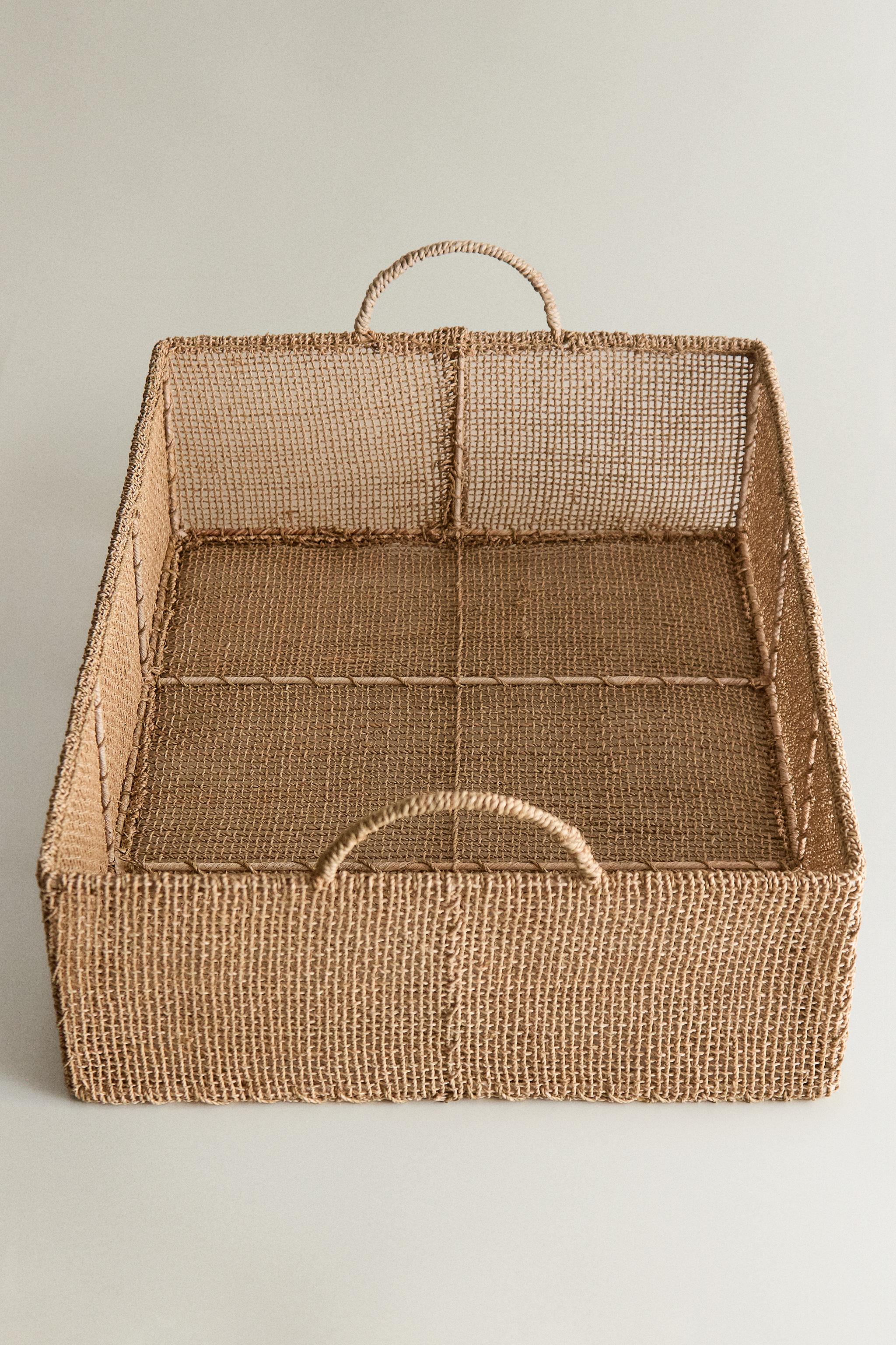 RECTANGULAR SISAL BASKET