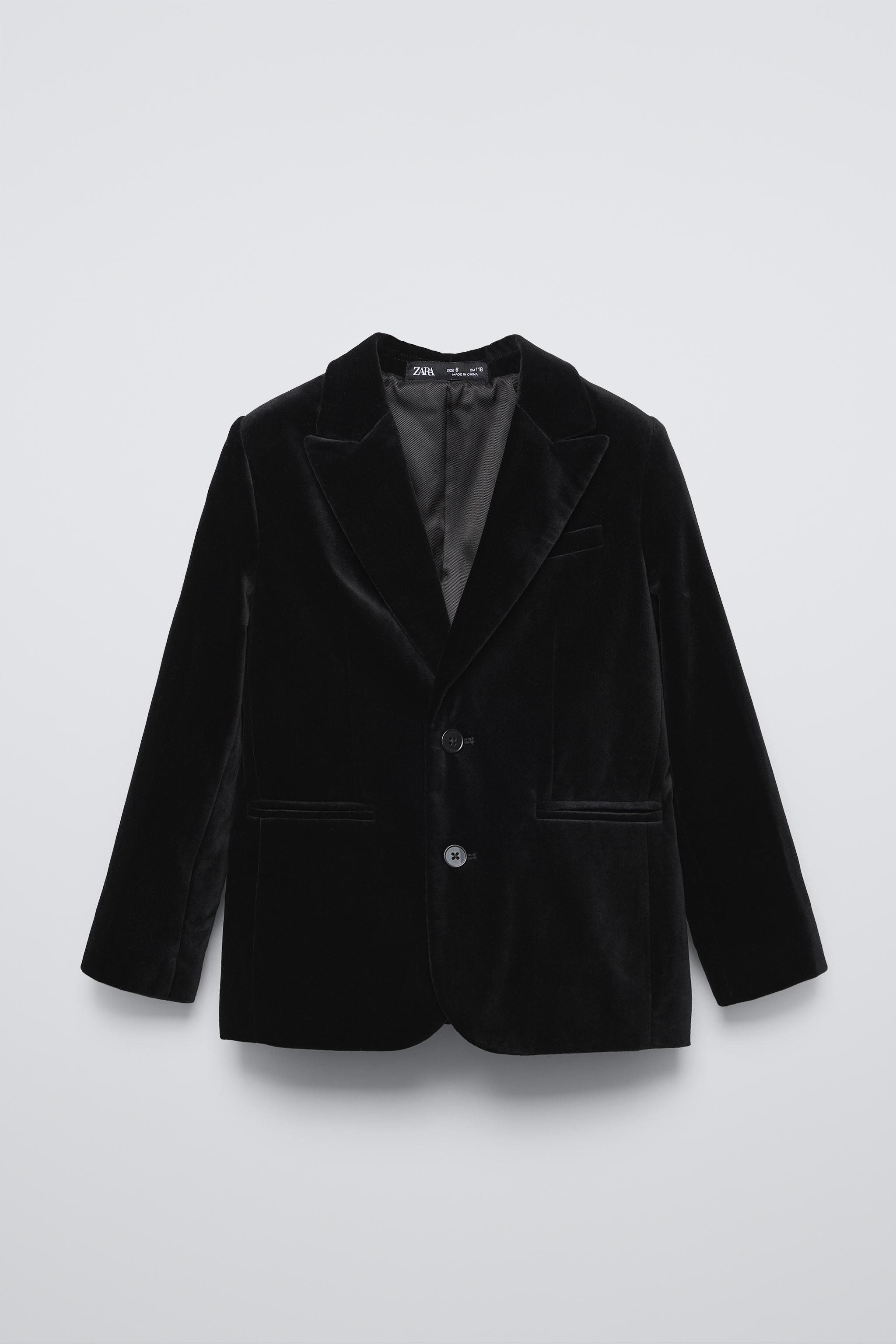 Black blazer zara woman online