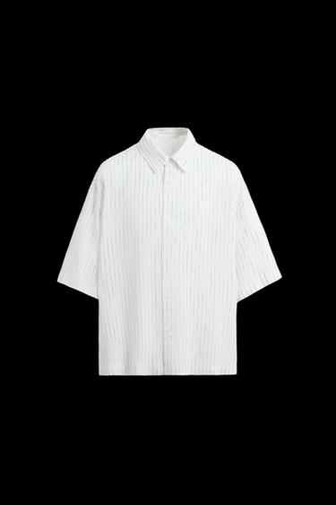 STRIPED SHIRT - White by Zara