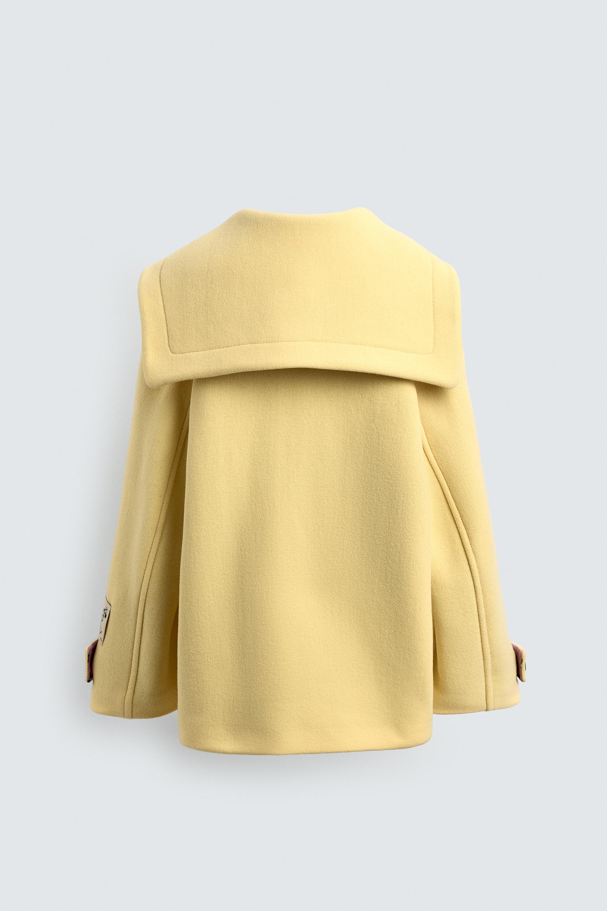 セーラーカラーコート HARRY LAMBERT FOR ZARA X DISNEY - イエロー