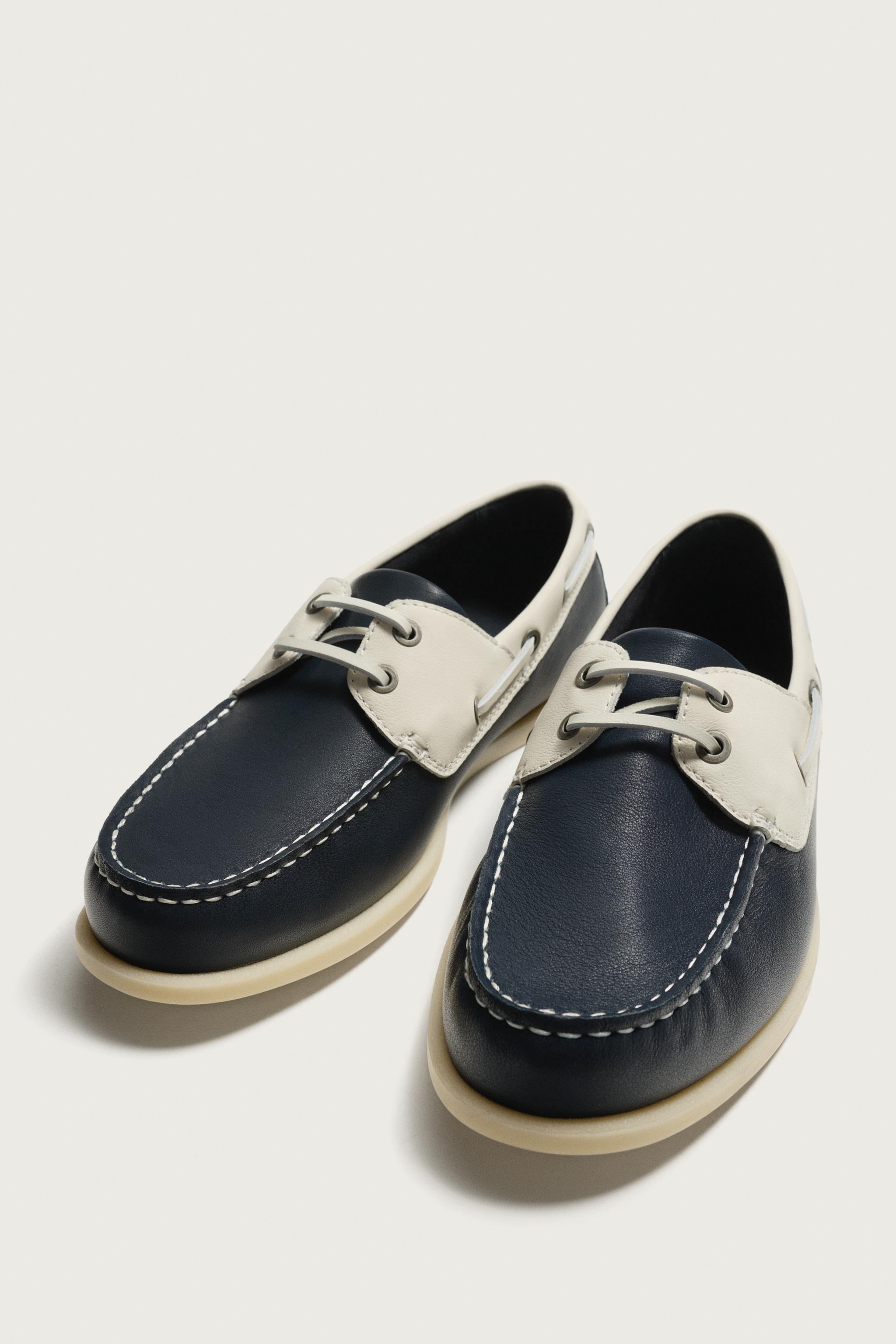 CHAUSSURES BATEAU EN CUIR