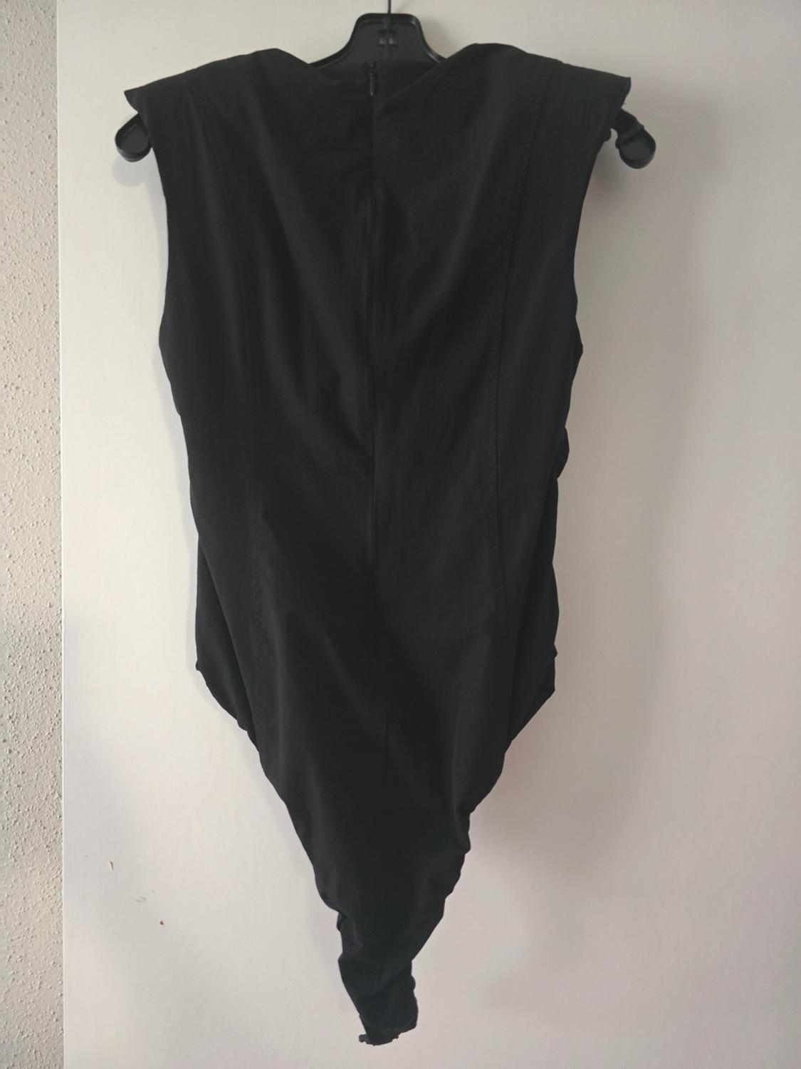 SHOULDER PAD DRAPED BODYSUIT - Image 2