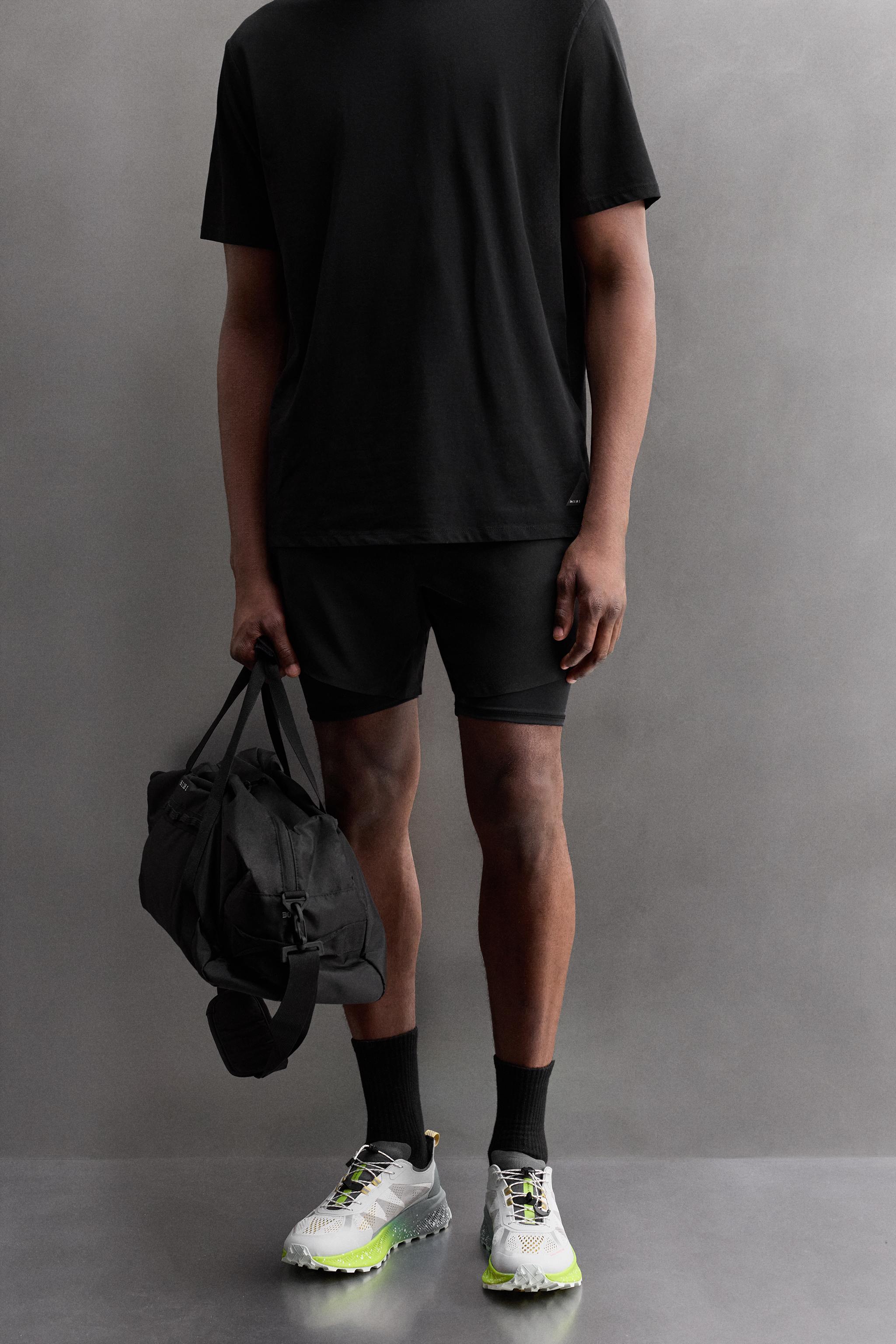 ZARAショーツ STRAIGHT FIT DENIM SHORTS - Blue | ZARA United States