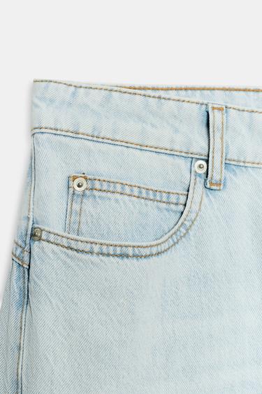 ZW COLLECTION LOOSE BARREL MID-WAIST JEANS - Blue by Zara - Image 5