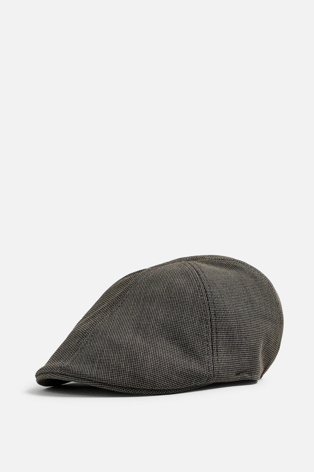 TEXTURED FLAT CAP - Multicoloured by Zara