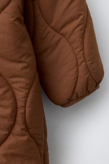 LONG QUILTED ONE-PIECE SUIT - Brick by Zara - Image 3