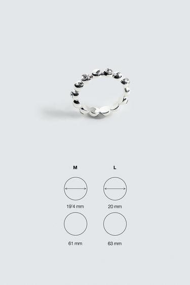 SPARKLE SPHERE RING - Silver by Zara - Image 3