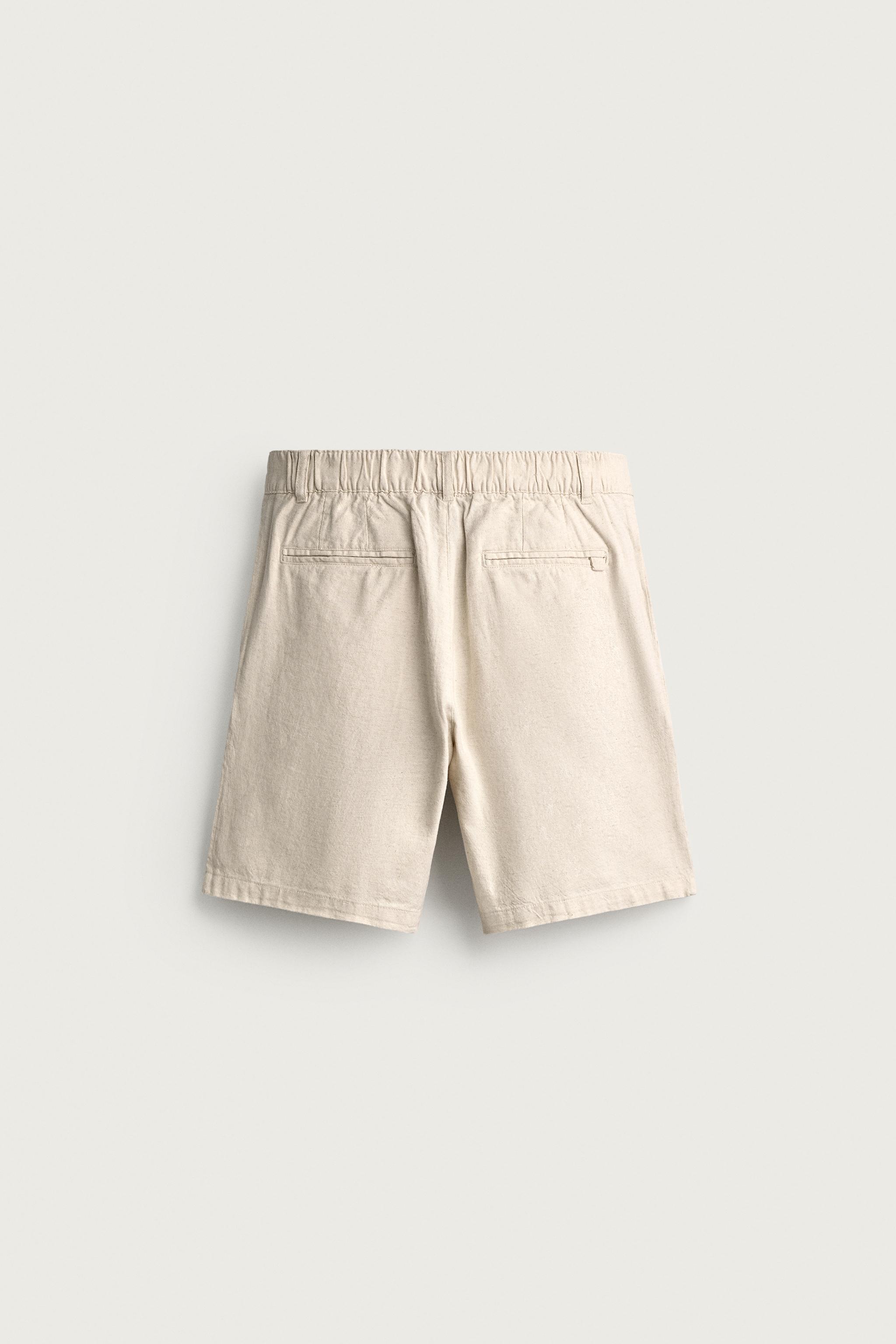 Zara DOKULU REGULAR FIT BERMUDA görsel 8