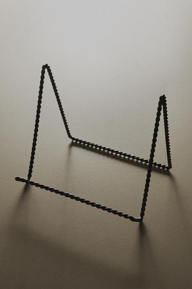 BRAIDED METAL DISPLAY STAND - Black by Zara - Image 4