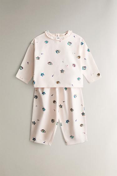 キッズ コットン マイリトルポニー パジャマセットピンク0Zaraのキッズ コットン マイリトルポニー パジャマセット - ピンク - 画像 0