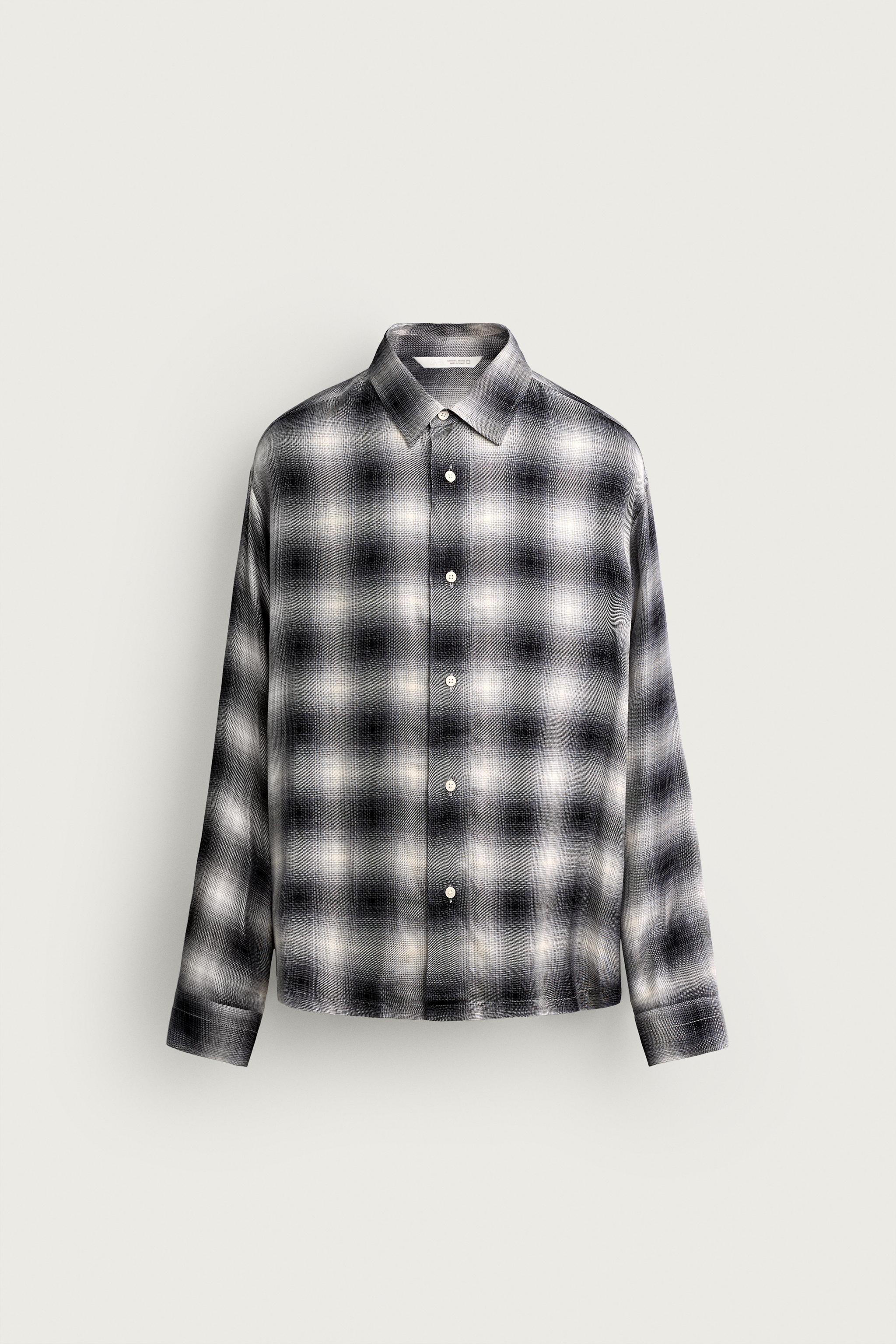 PLAID FLUID SHIRT