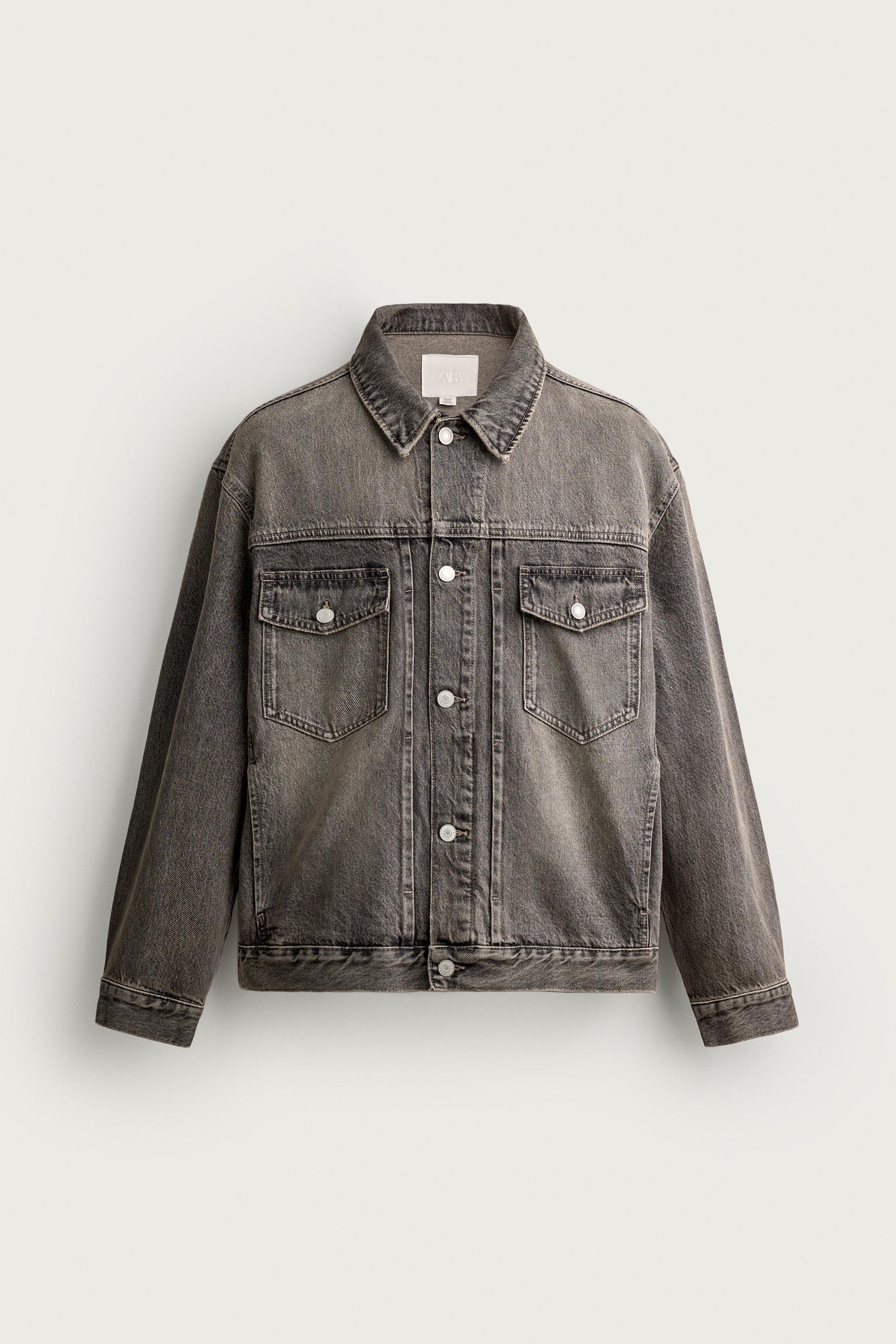 オーバーサイズフィット デニムジャケット - インディゴブルー | ZARA