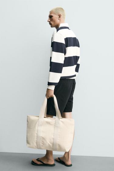 BERMUDA TWILL RELAXED FIT - Noir de Zara - Image 5