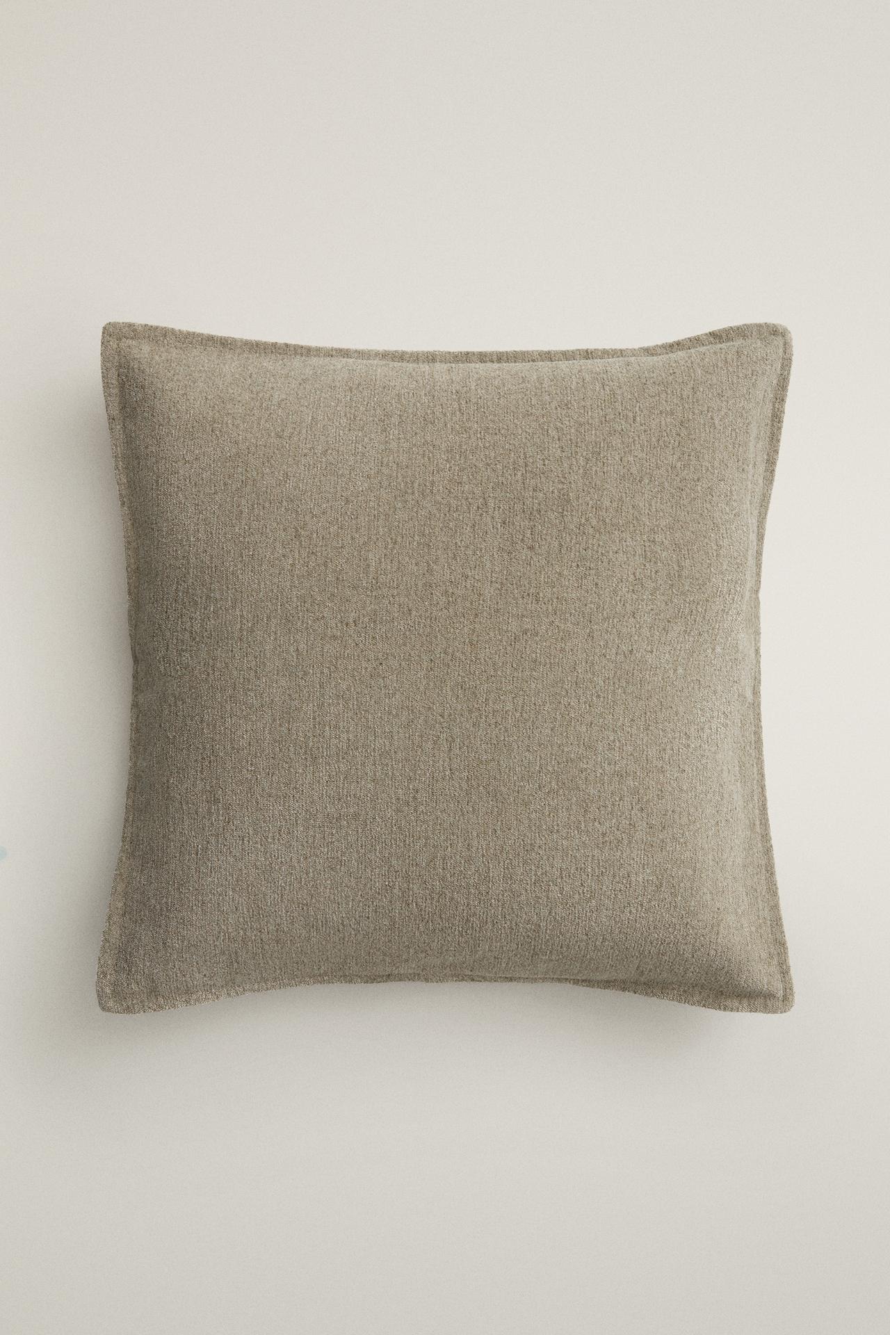 VELVET CUSHION COVER — Green