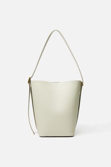 MAXI SAC SEAU - Écru de Zara