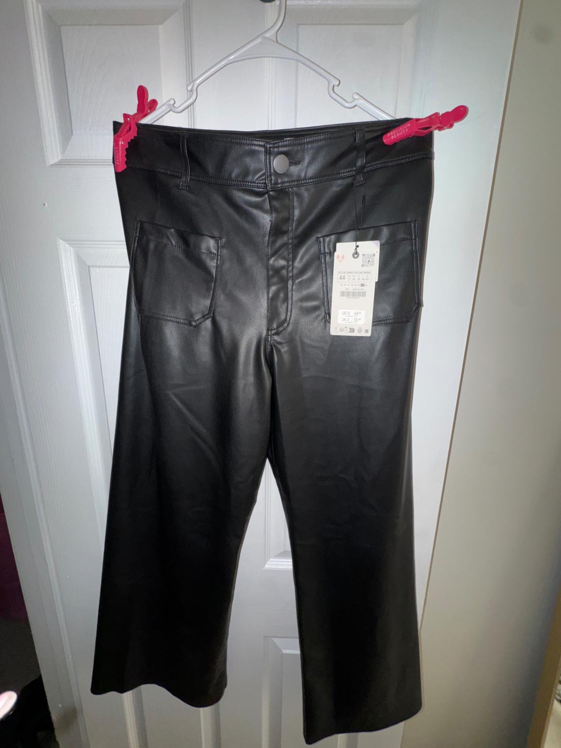 FAUX LEATHER MIDI SKIRT - Image 4