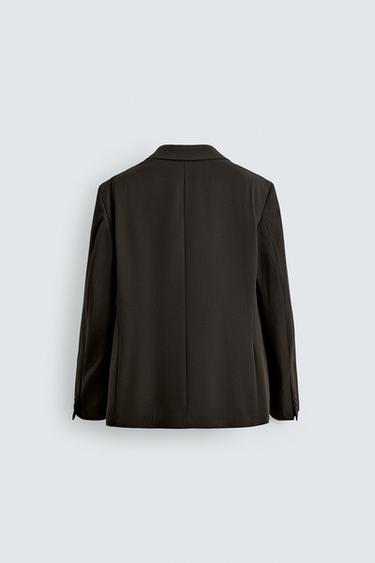 VESTE DE COSTUME CONFORT - Marron de Zara - Image 5