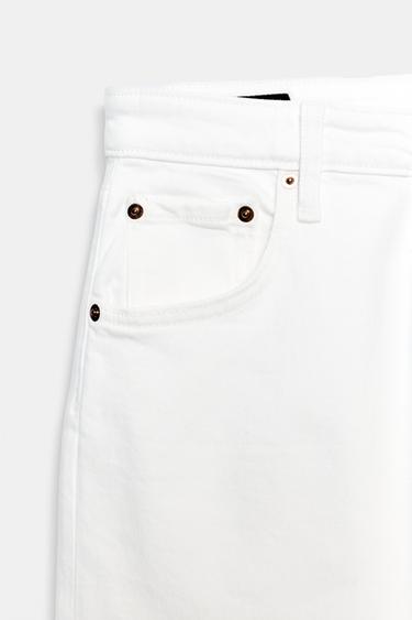 JEANS Z1975 STRAIGHT HIGH-WAIST - White by Zara - Image 9