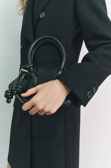 СУМКА С ДВУМЯ РУЧКАМИ — Черный от Zara — изображение 0