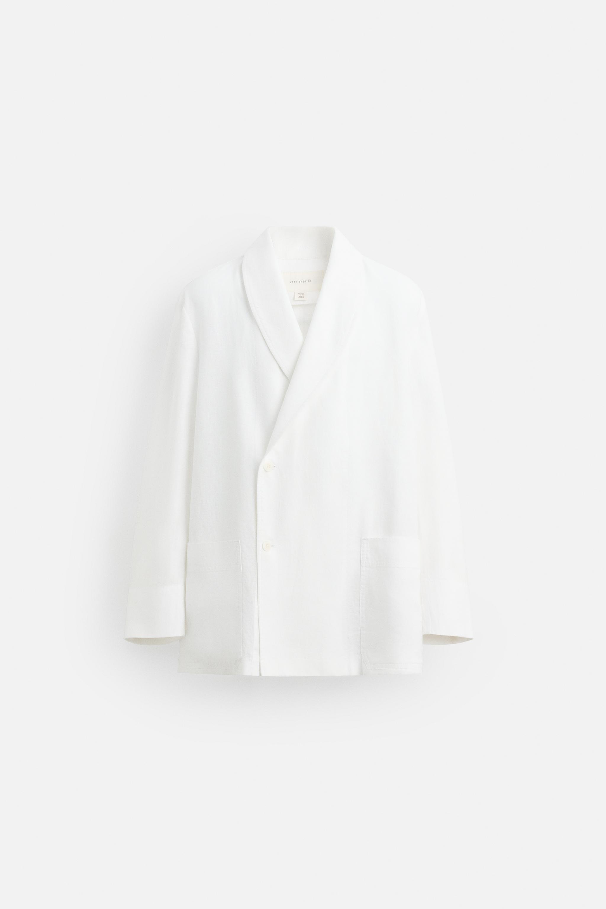 BLAZER COUPE DÉCONTRACTÉE LIN