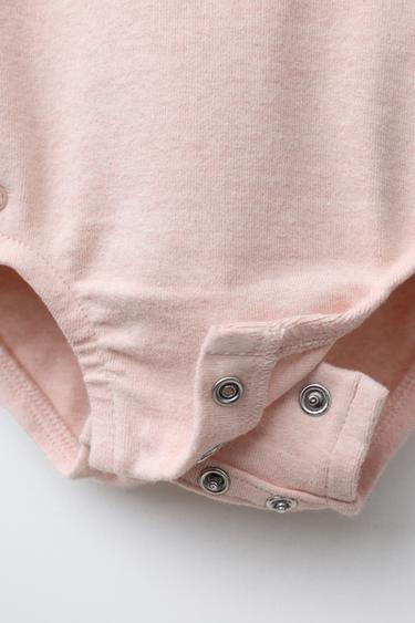 LOT BODY ET LEGGING MÉLANGÉ - Rose chiné de Zara - Image 4