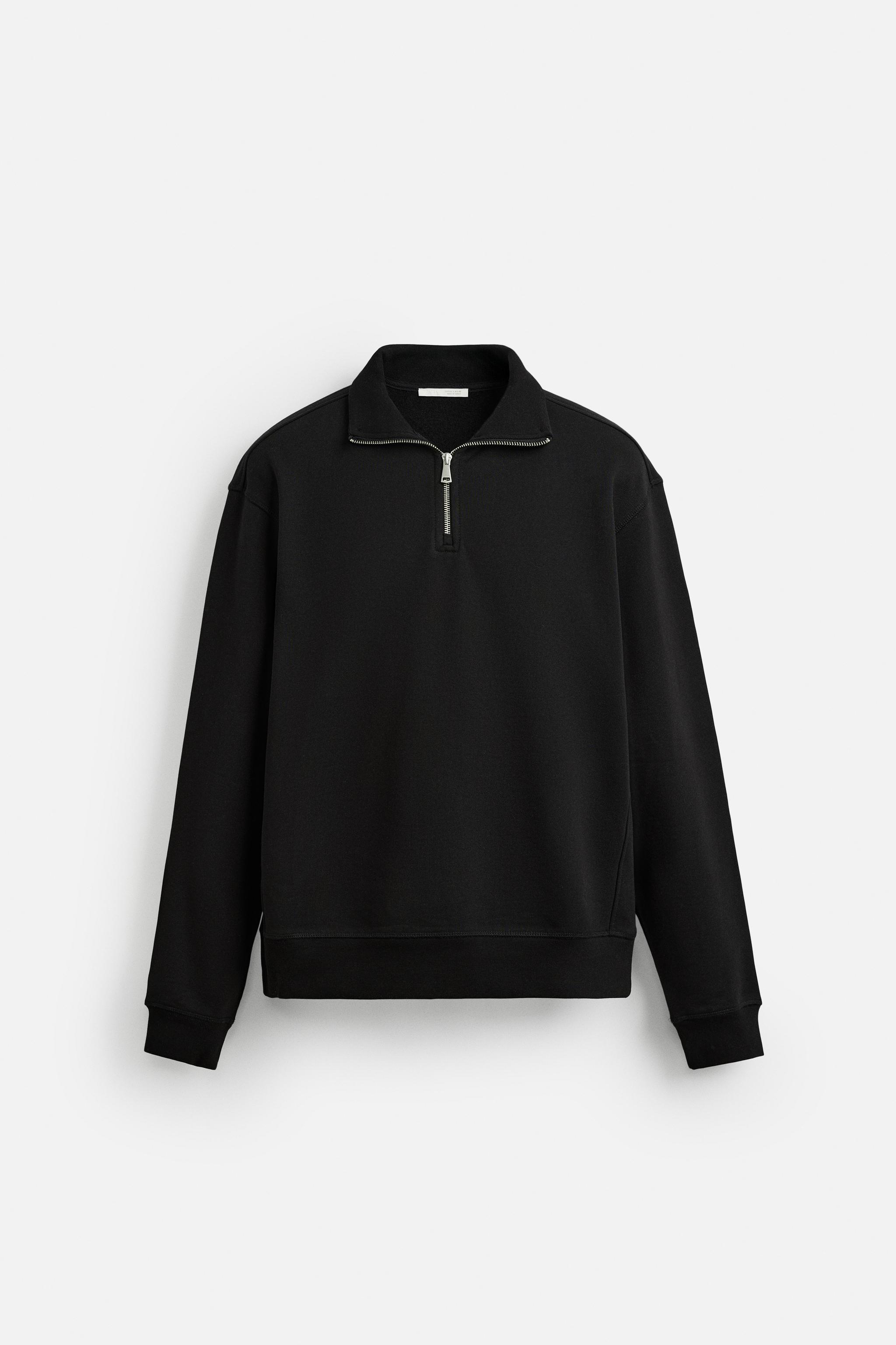 スウェットシャツ クオータージッパー | ZARA 日本