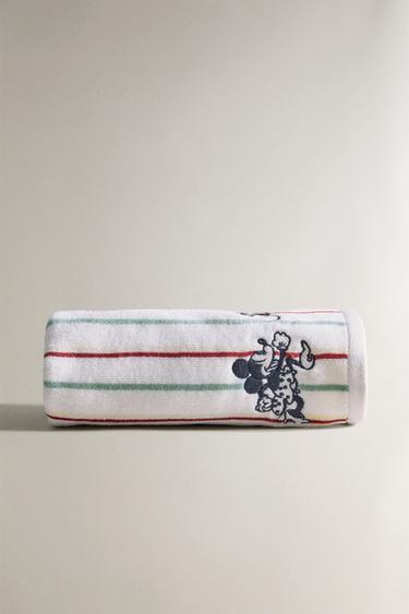 SERVIETTE DE BAIN ENFANT VELOURS MICKEY & MINNIE ©DISNEY - Jaune de Zara - Image 1