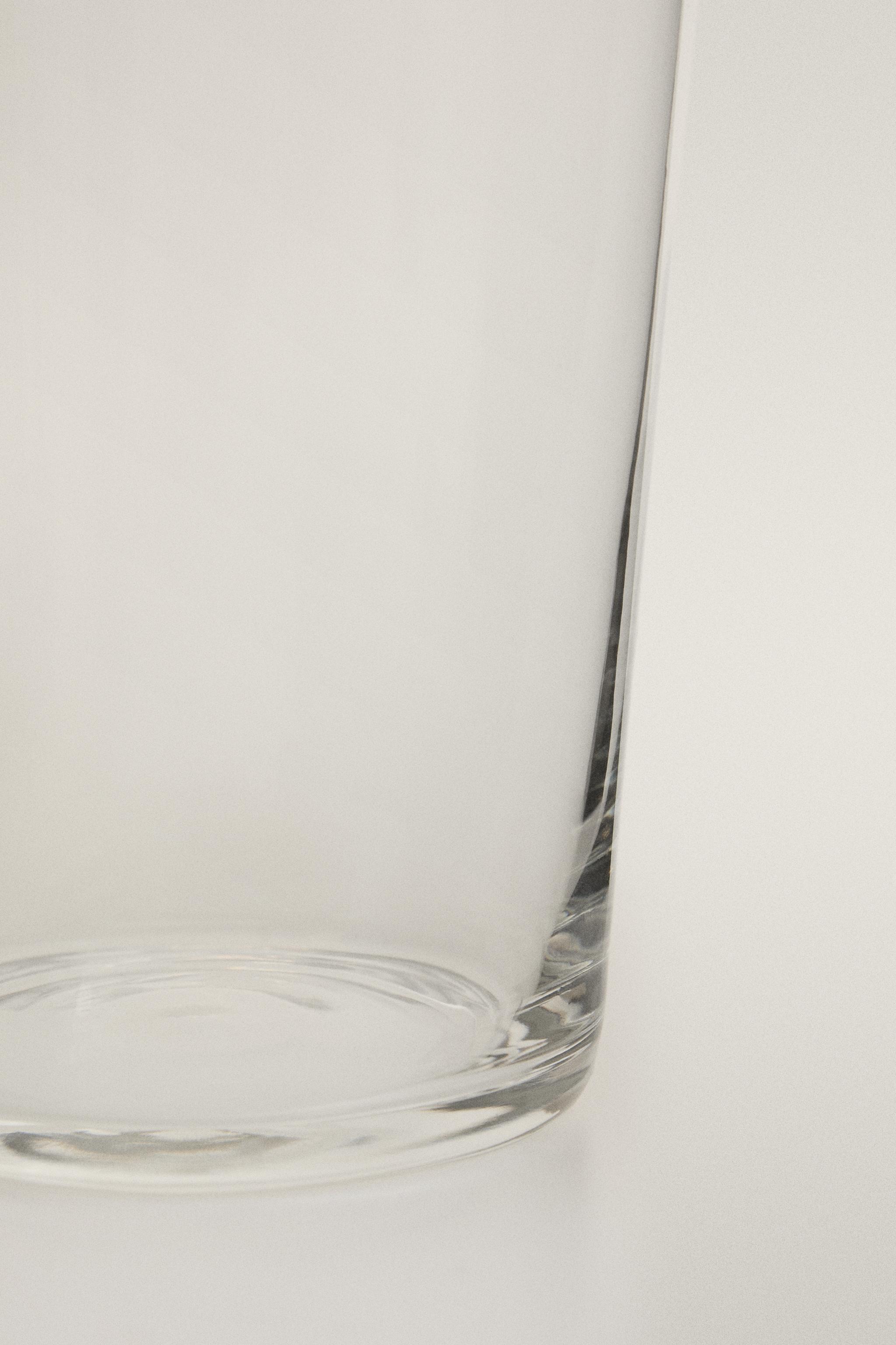 SET OF TALL GLASS TUMBLERS (SET OF 4