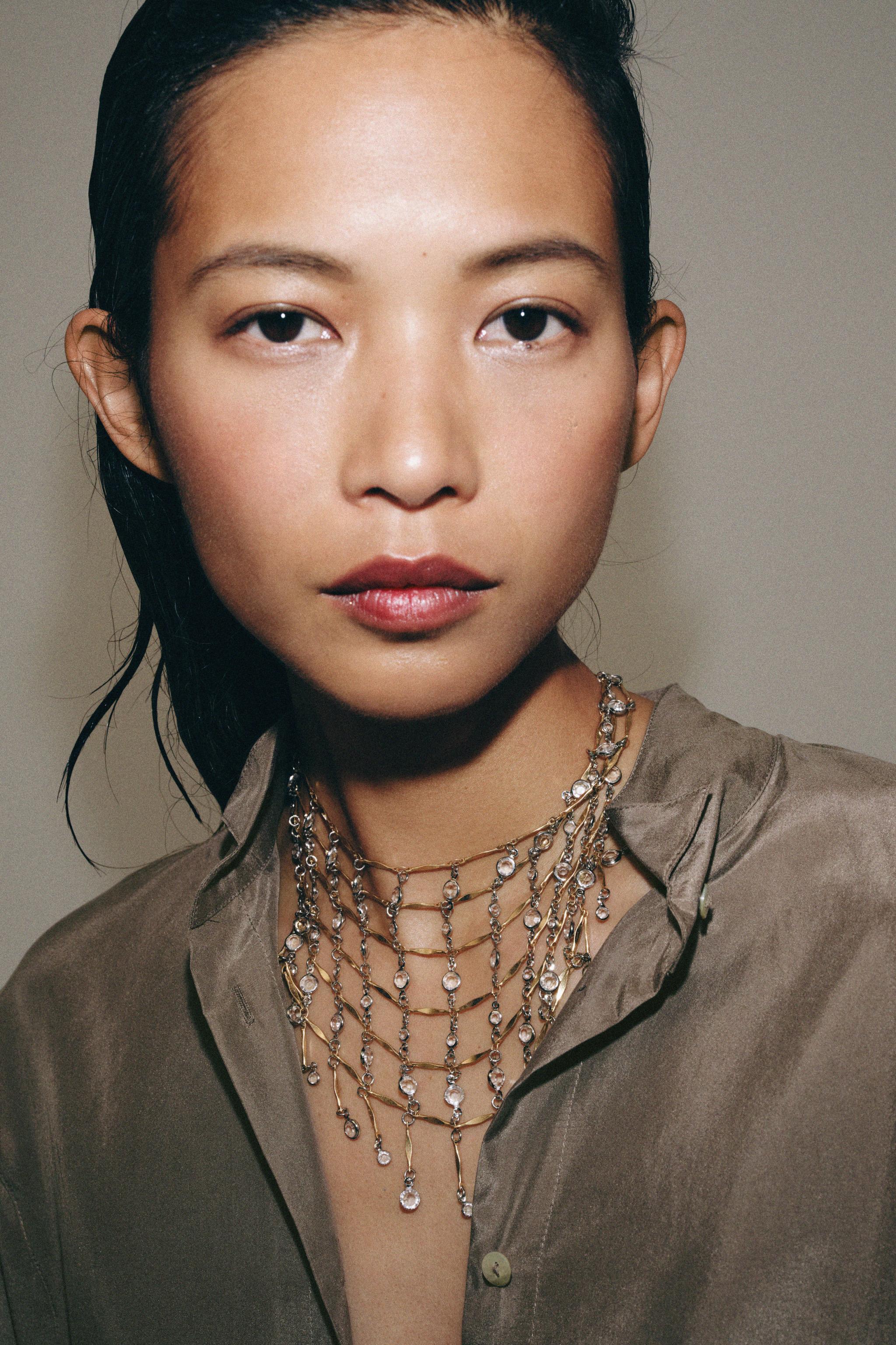 METALLIC JEWEL NECKLACE - Gold / Silver | ZARA Canada