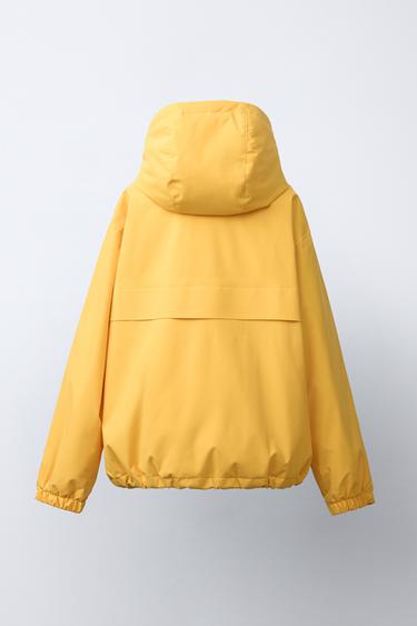 WATER-RESISTANT AND WINDPROOF JACKET - Yellow by Zara - Image 3