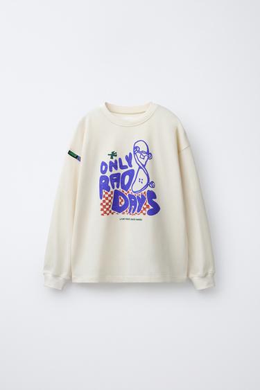 CAMISETA ESTAMPADA ETIQUETA - Crudo de Zara