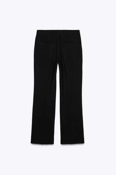 HIGH-WAIST BOOTCUT TROUSERS - Black by Zara - Image 5