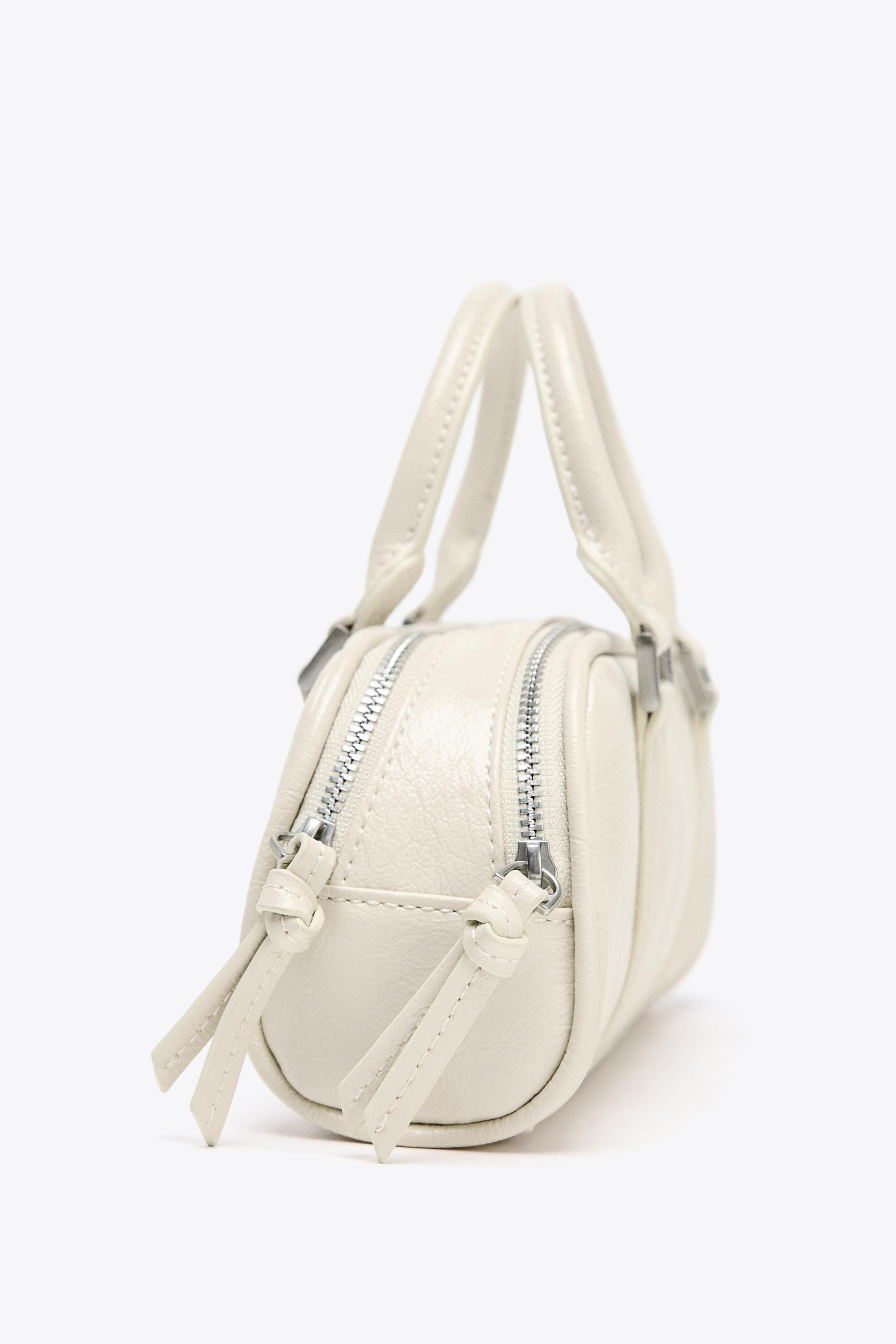 【ZARA】ミニボストンバッグ ピンク | 6540/610/604 ZARA - ZARA ミニシティショルダーバッグ ピンクの通販 by