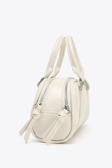 MINI BOWLING BAG - Ecru by Zara - Image 4