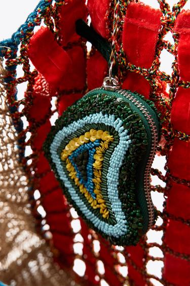 BEADED BRAIDED MAXI BAG - Multicoloured by Zara - Image 6