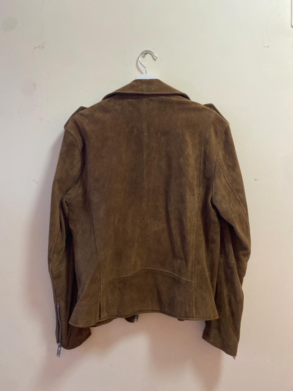 LEATHER BIKER JACKET - Image 3
