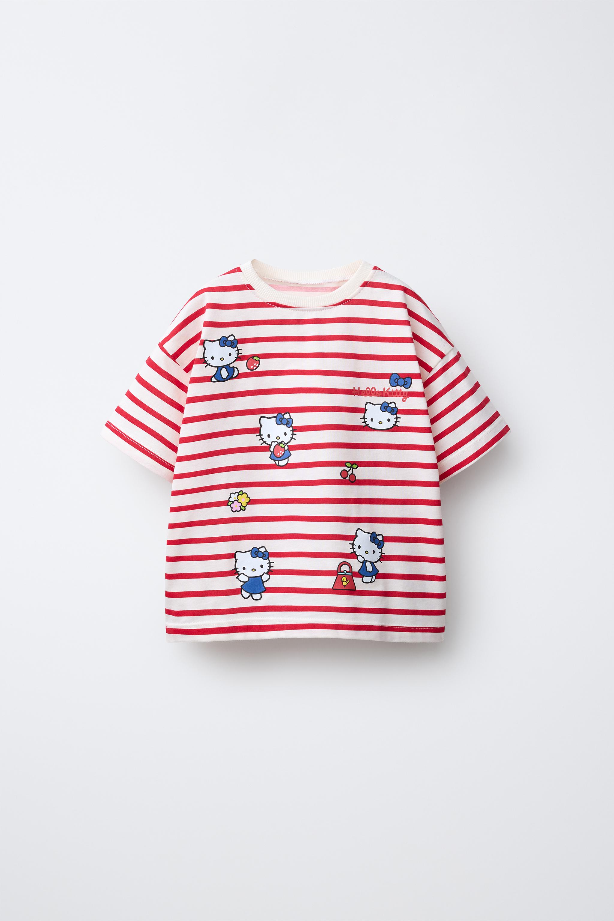 T-SHIRT À RAYURES HELLO KITTY © SANRIO
