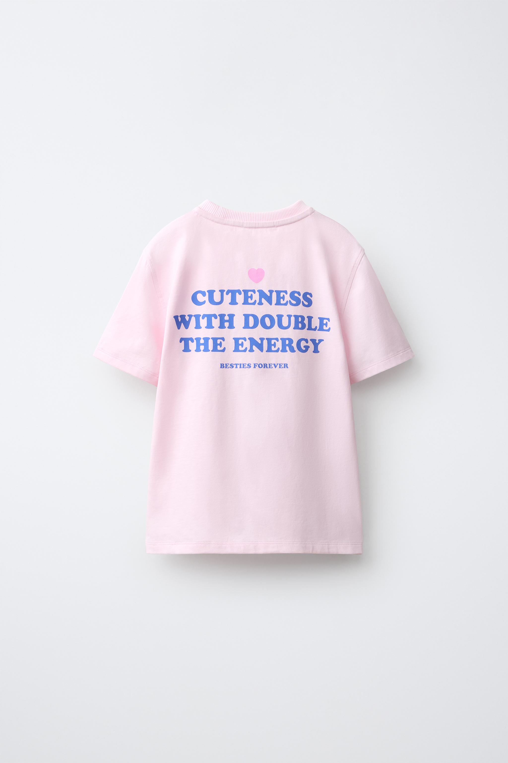 HELLO KITTY AND KUROMI © SANRIO T-SHIRT - Pink | ZARA United States