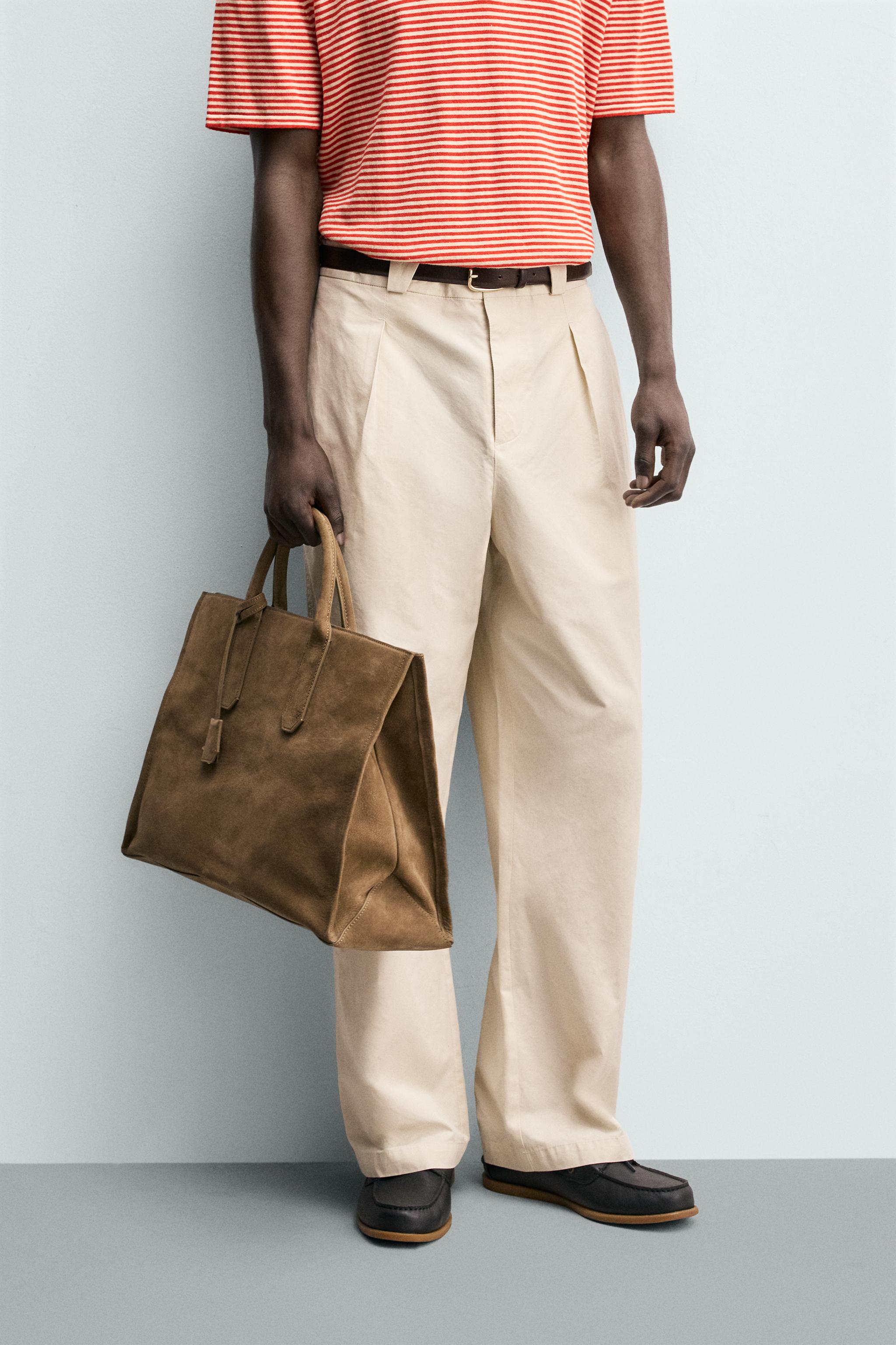 PANTALON STRAIGHT FIT COTON ET LYOCELL