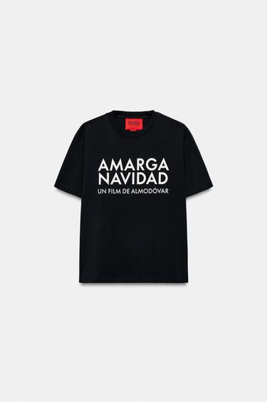ALMODÓVAR SHORT SLEEVE T-SHIRT - Black by Zara