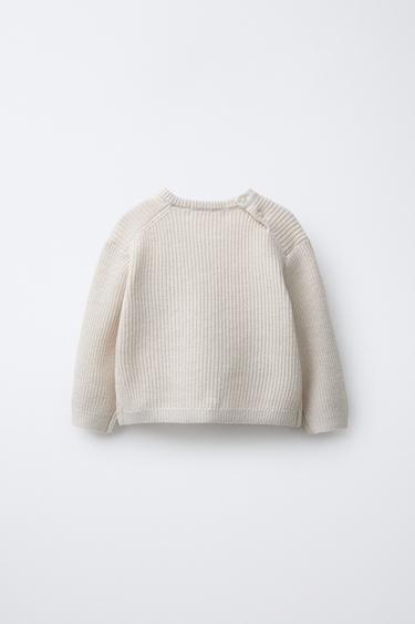 PULL EN MAILLE PERLÉE AVEC POCHE - Iceberg de Zara - Image 1