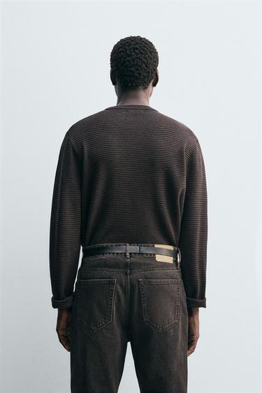 STRIPED JACQUARD SWEATER - Stripes by Zara - Image 2
