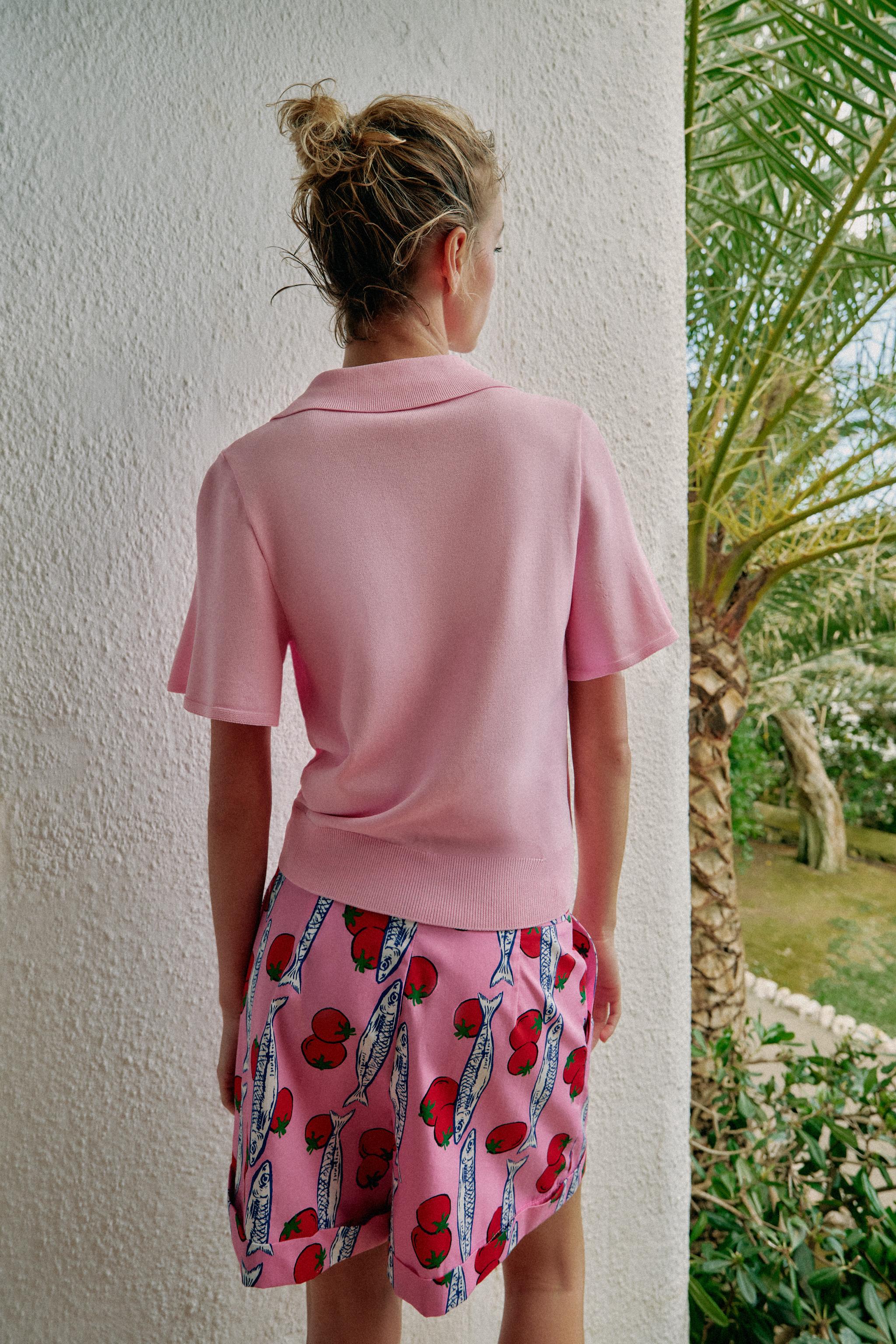 SHORT SLEEVE KNIT POLO
