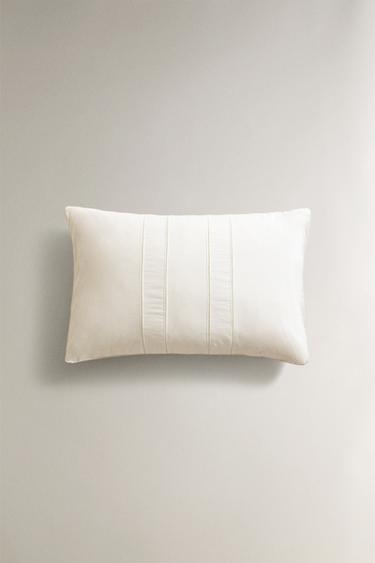 CHILDREN'S HEMSTITCHED POPLIN PILLOWCASE - Oyster-white by Zara - Image 0