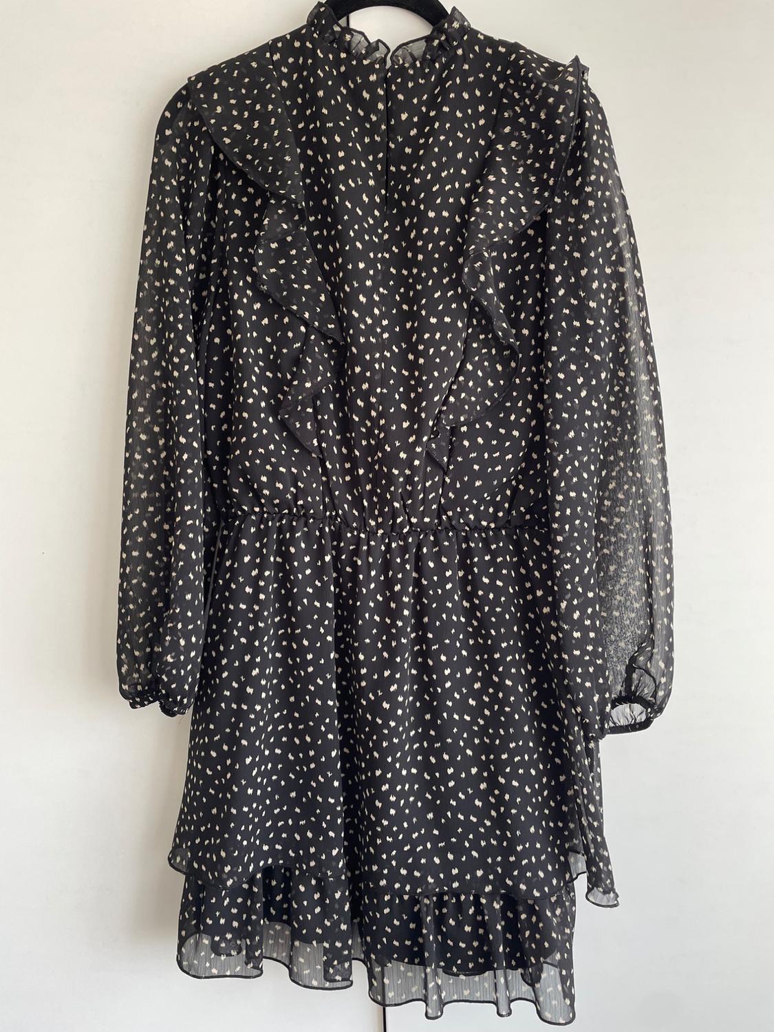 RUFFLED PRINTED DRESS - Image 2