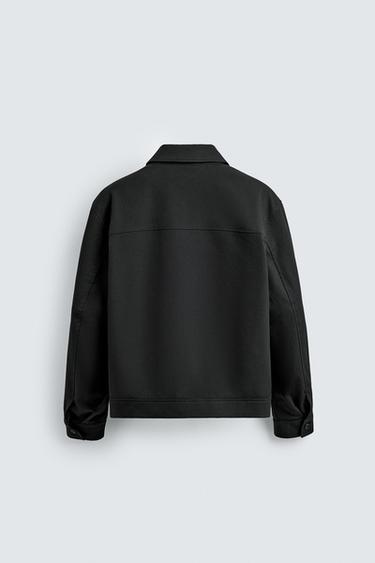 SURCHEMISE REGULAR FIT - Noir de Zara - Image 6
