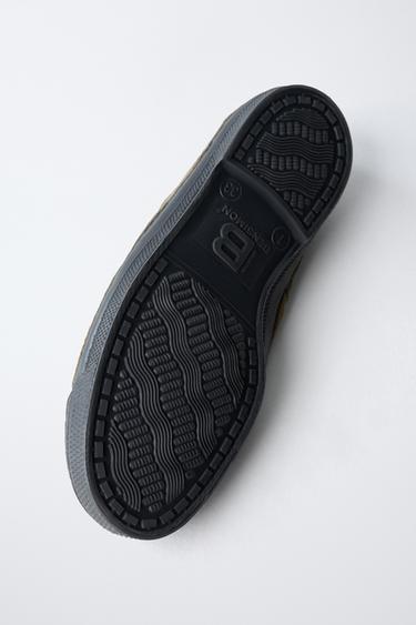 TENNIS EN VELOURS CÔTELÉ BENSIMON ® X ZARA - Vert kaki de Zara - Image 7