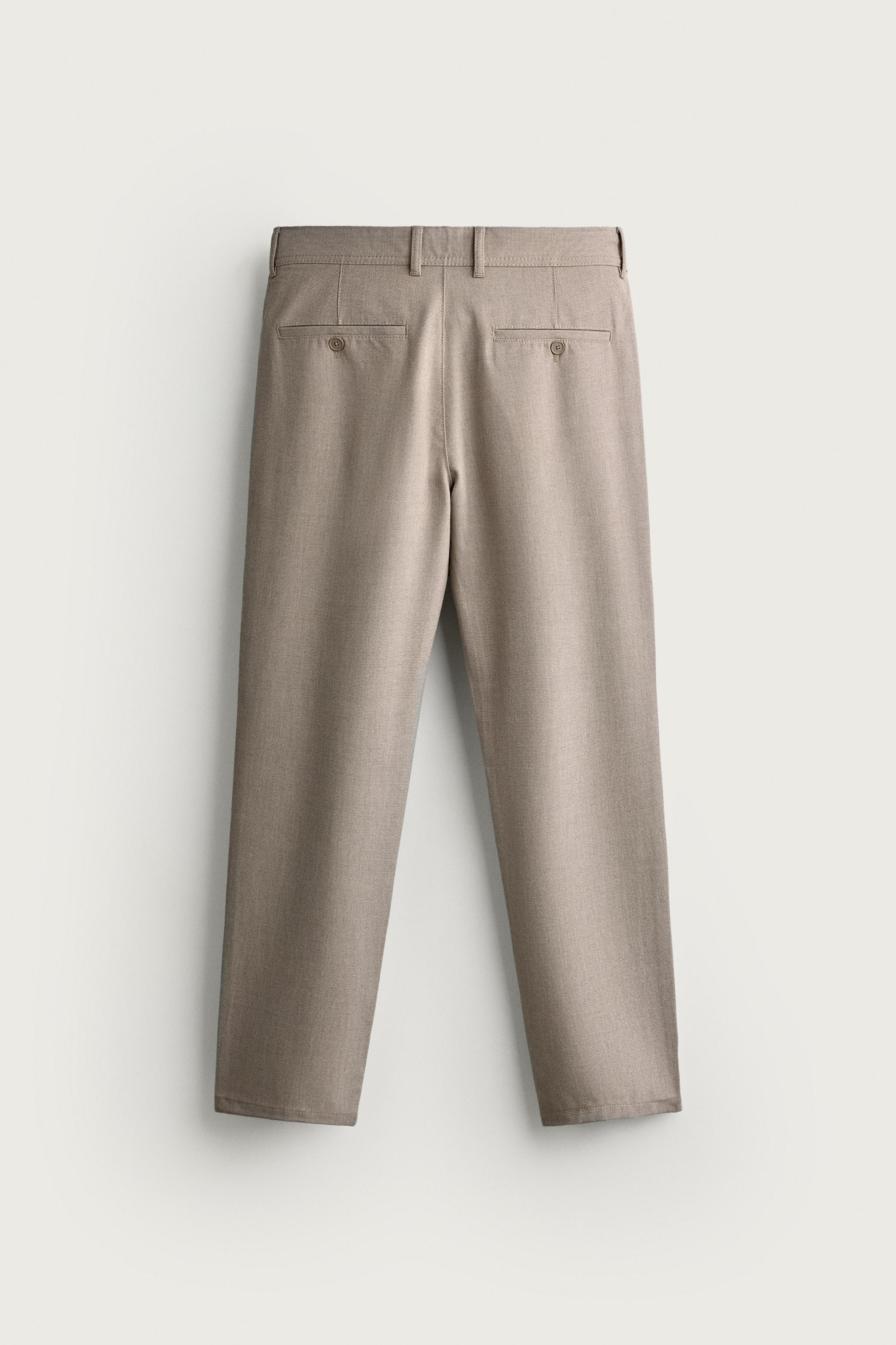 COMFORT STRUCTURED CHINO PANTS